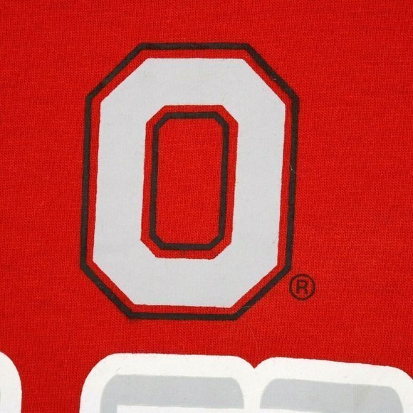Ohio State Buckeyes OSU Muscle T-Shirt Shirt‎ Red Sleeveless L Large - Picture 10 of 12